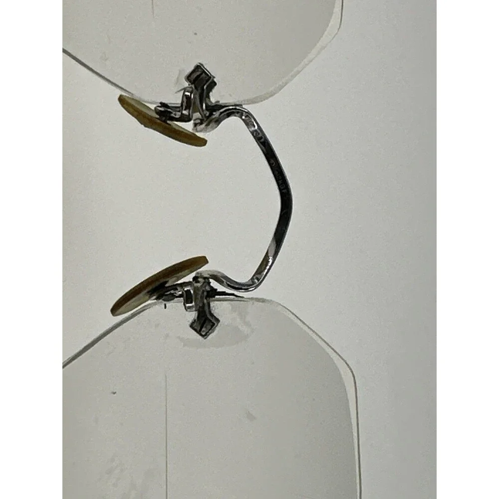 AO Eyeglasses Antique 2-tone Gold Rimless 1/10 12K GF American Optical (C5-04)